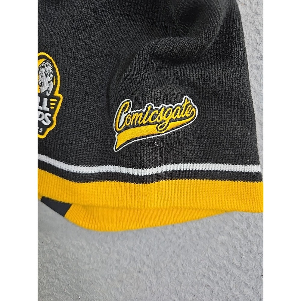 All Caps Comics Beanie Lot of 2 One Size ETHAN VAN SCIVER Black Red Yellow - Picture 6 of 9
